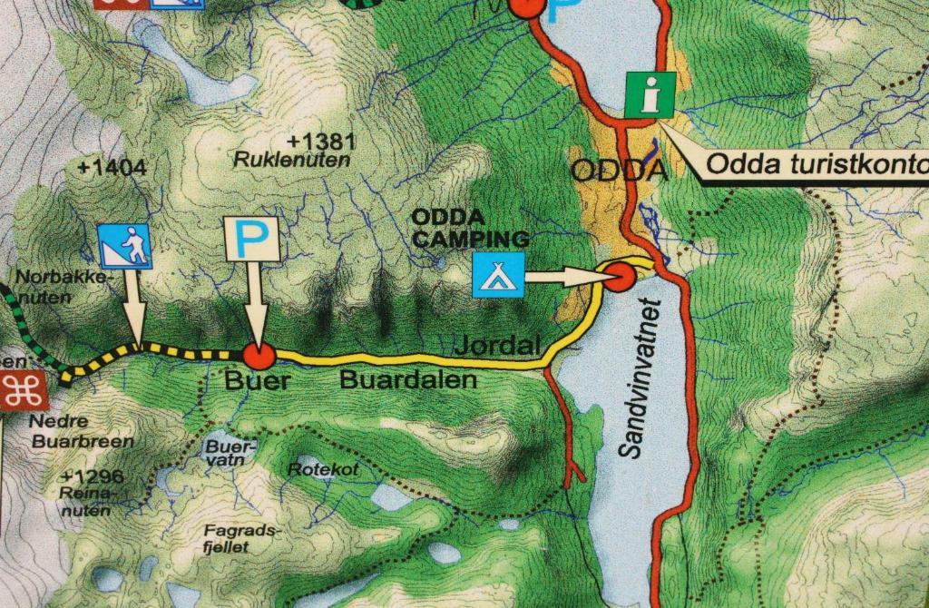Trolltunga Camping Odda Ruang foto